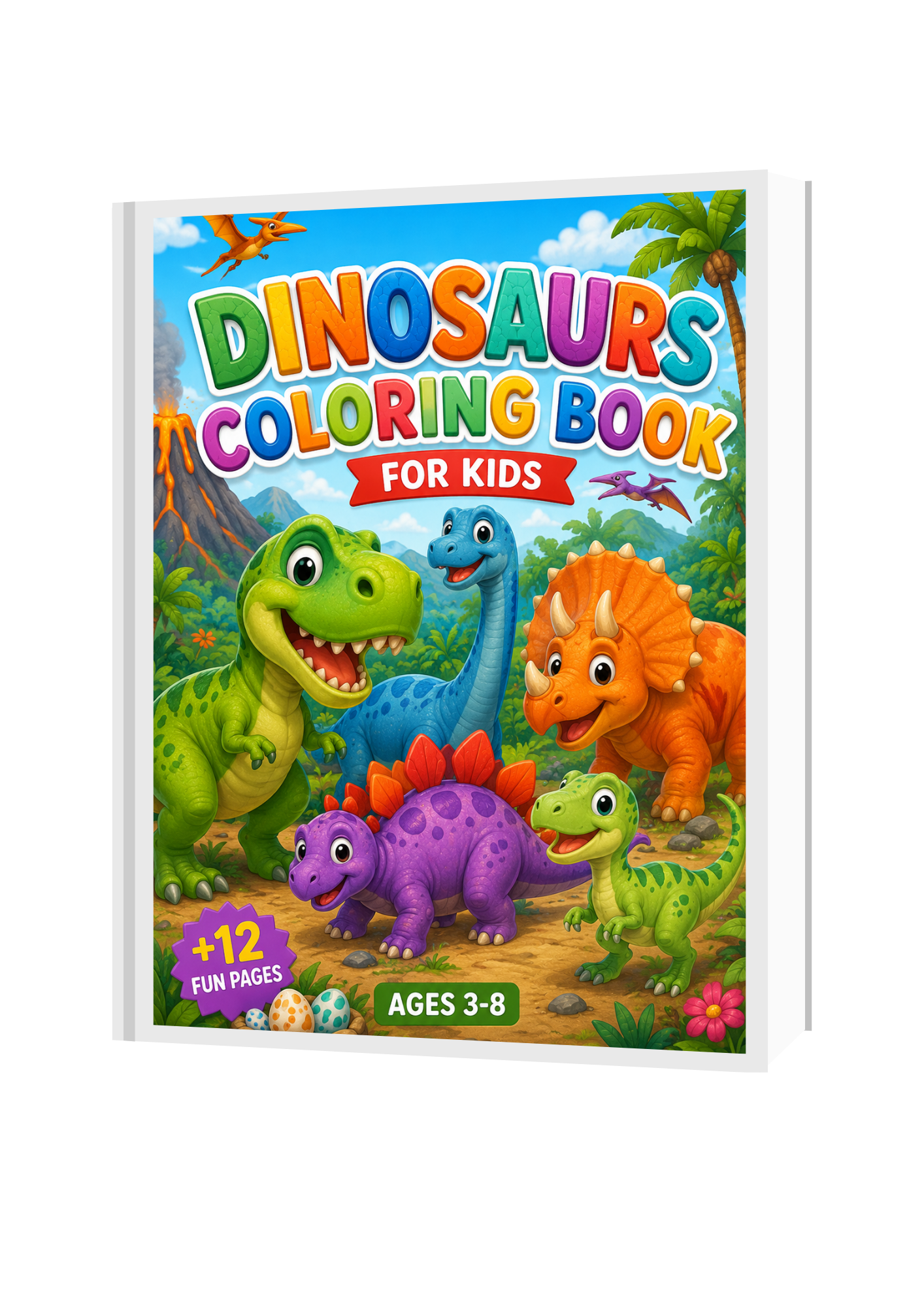 Dinosaurs Coloring Book