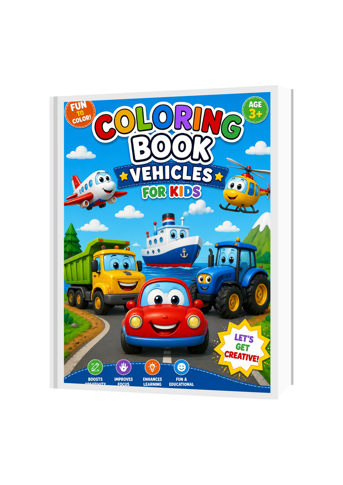Coloring Book Vehicles
