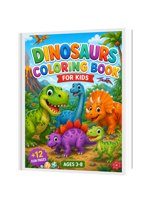 Dinosaurs Coloring Book